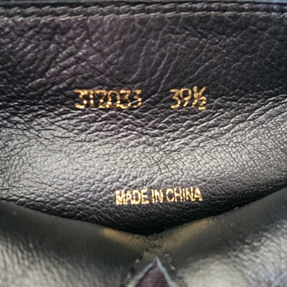 Prada Authentic Suede Black Wedge Boots 39.5EU=9.5 - Picture 14 of 16